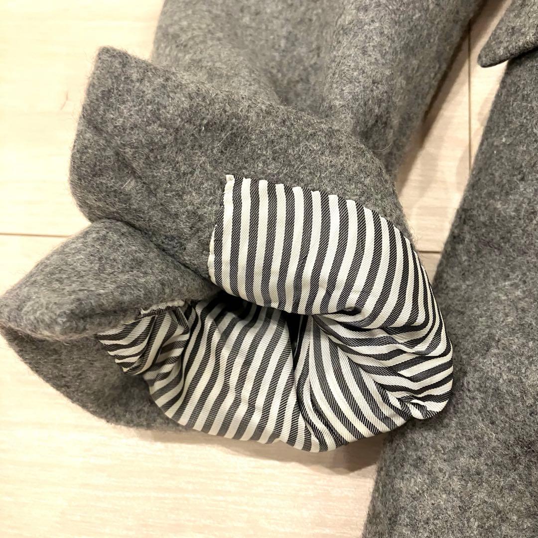 極美品✨デザインワークス チェスターコート カシミヤ100% ロング 高級 46