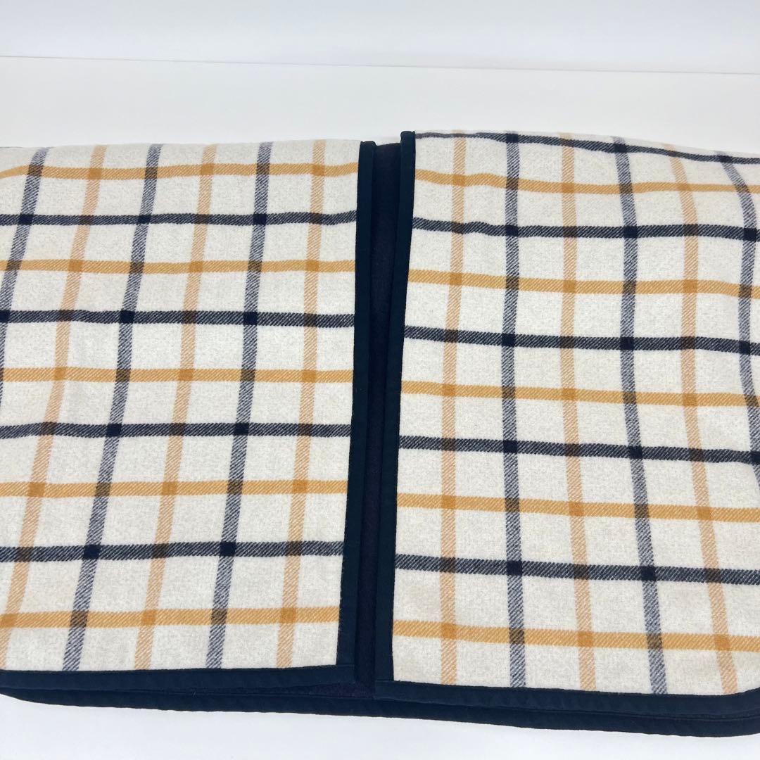 新品　HERMES エルメス　ポンチョ　リバーシブル　ウール　カシミア　ネイビー