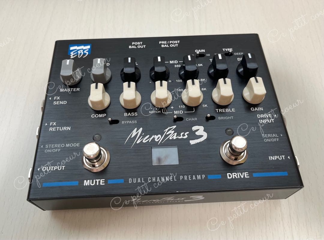 EBS micro bass3 マイクロベース3 プリアンプ