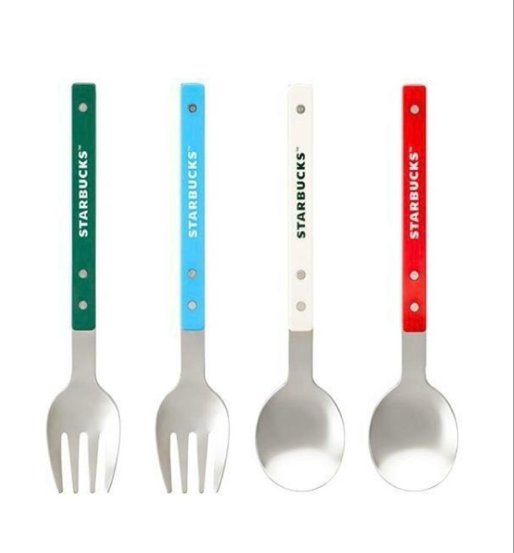 韓国限定スタバxウォーリーを探せ】ジョイフルWally Cutlery Set