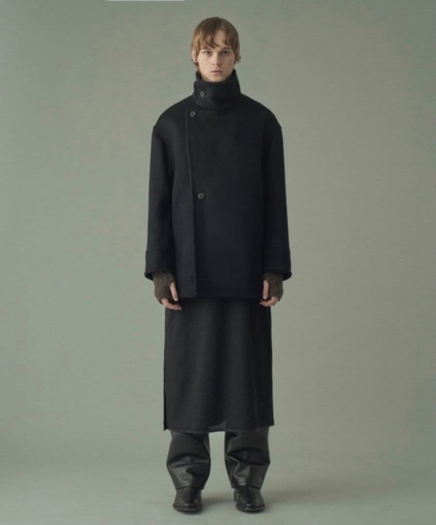 juha スタンドカラーコート
