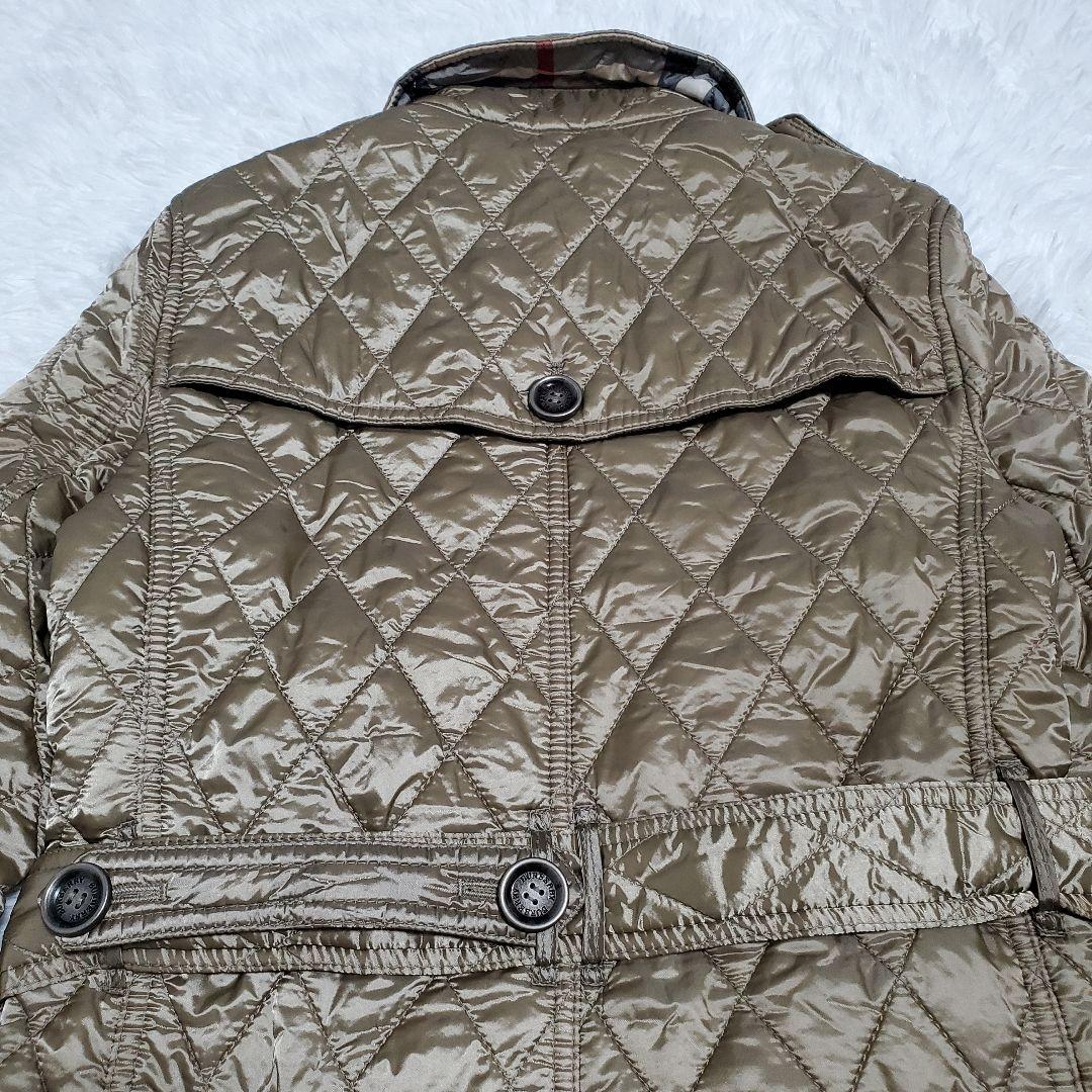 極美品✨バーバリーブリット　キルティングコート　ノバチェック　ベルト　Sam様