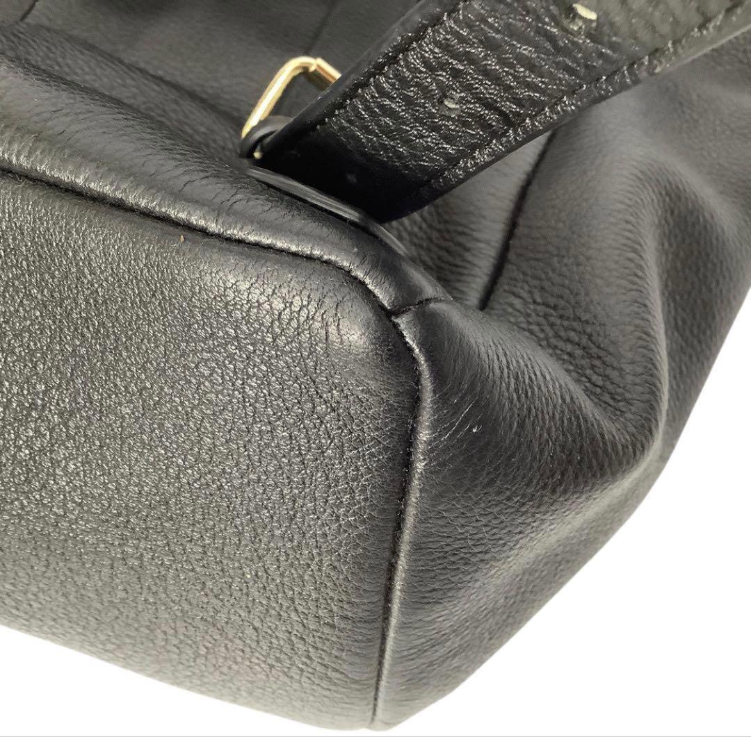 【美品】COACH レザーリュックサック