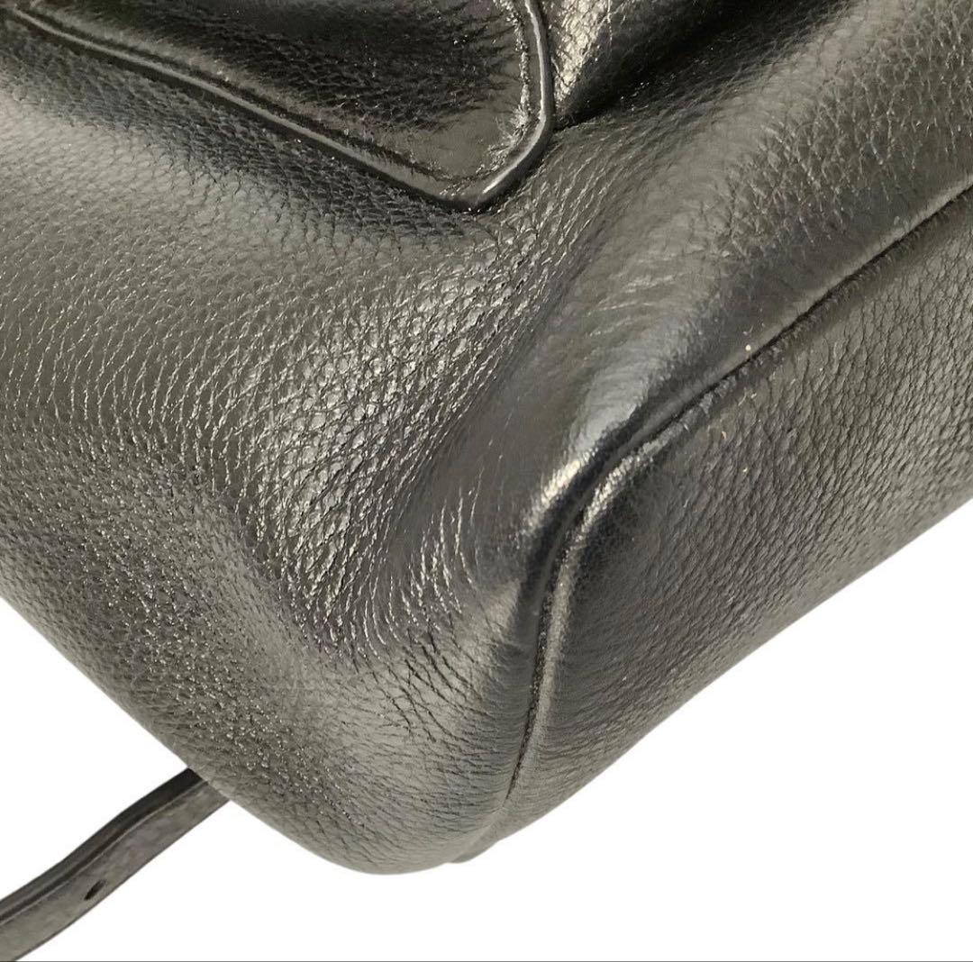 【美品】COACH レザーリュックサック