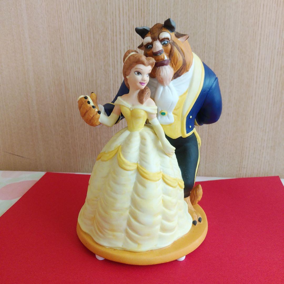 ディズニー美女と野獣フィギュアオルゴール - メルカリ