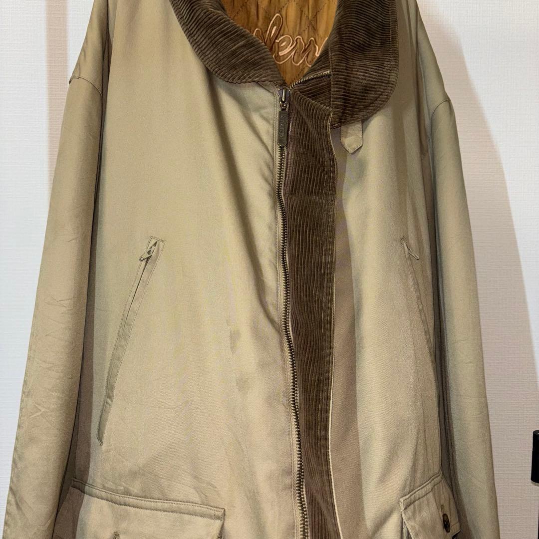 Burberrys’ 90s ショールカラー 刺繍キルティングコート バーバリー