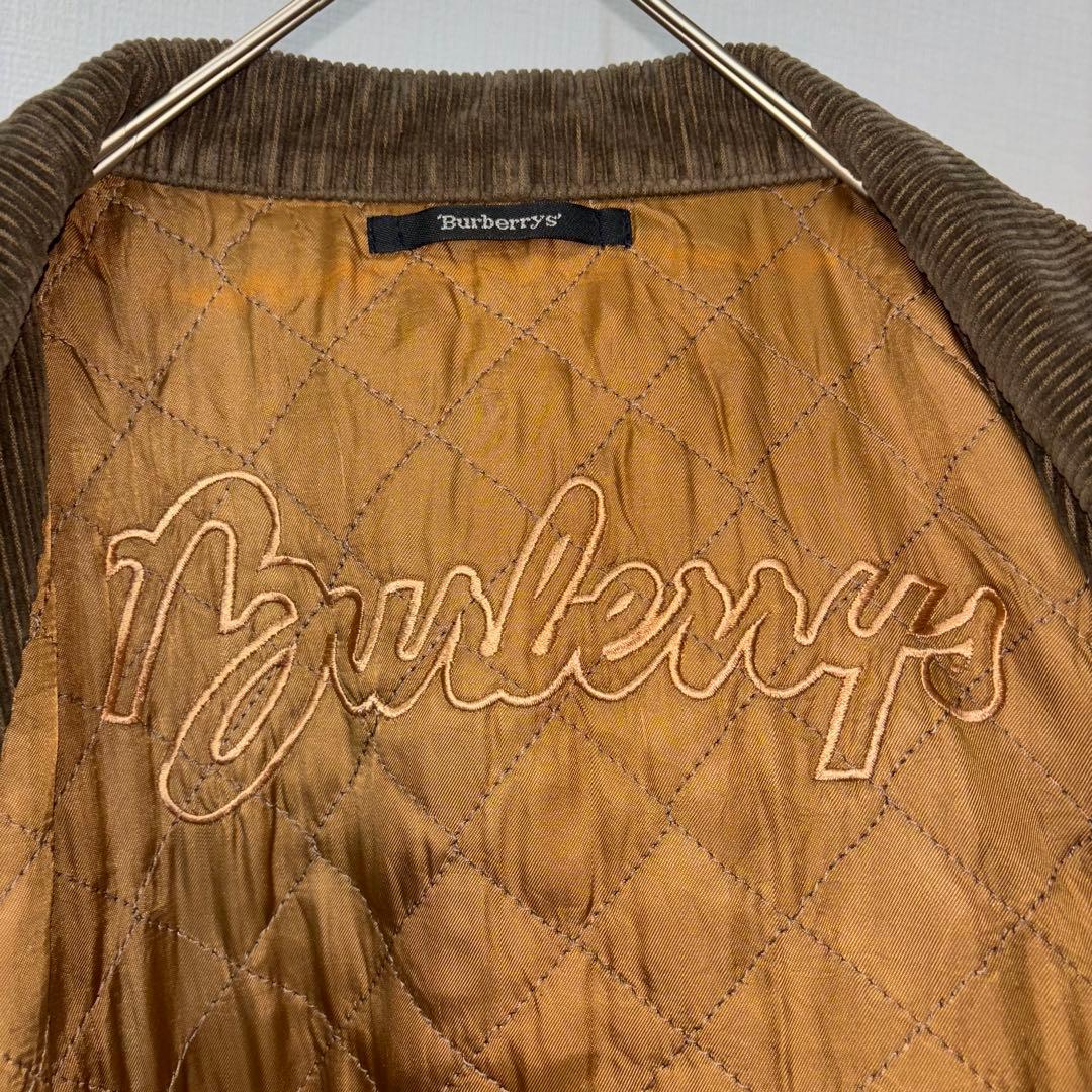 Burberrys’ 90s ショールカラー 刺繍キルティングコート バーバリー