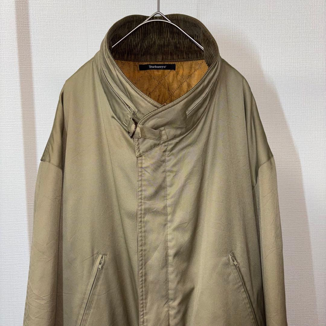Burberrys’ 90s ショールカラー 刺繍キルティングコート バーバリー