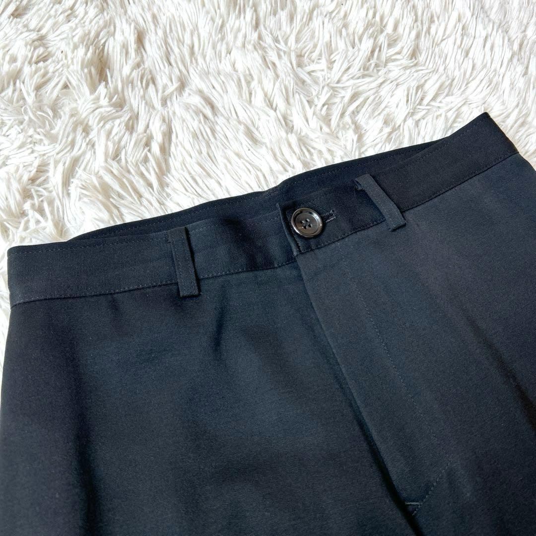 Y's ワイズ ヨウジヤマモト　バックデザイン スタッズウール ワイドパンツ 3