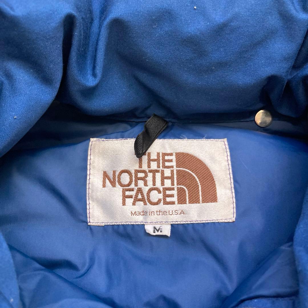 極暖80s90s茶タグUSA製ノースフェイスSEROWセロー ダウンジャケット