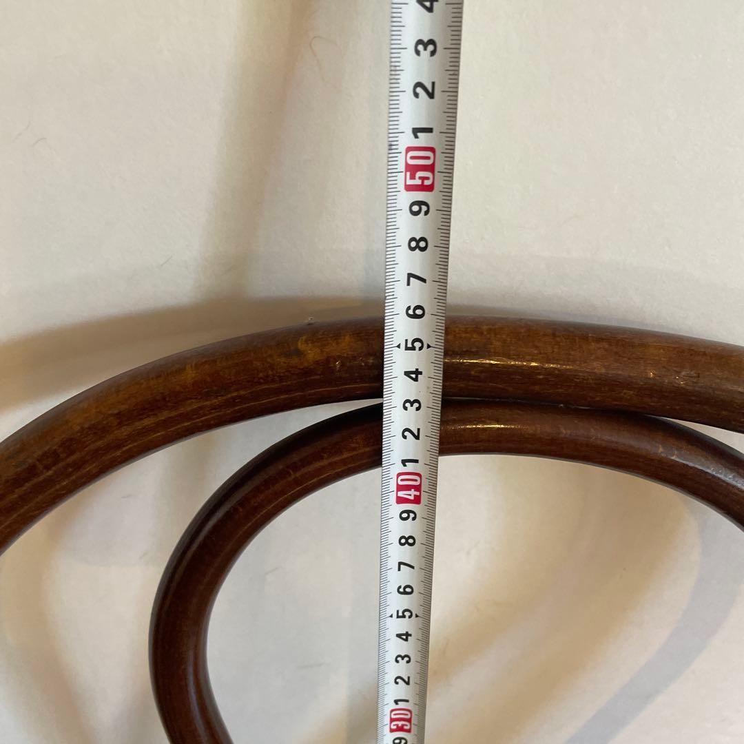 秋田木工　ブラウン木製ダイニングチェア 曲げ木昭和レトロ　ヴィンテージ