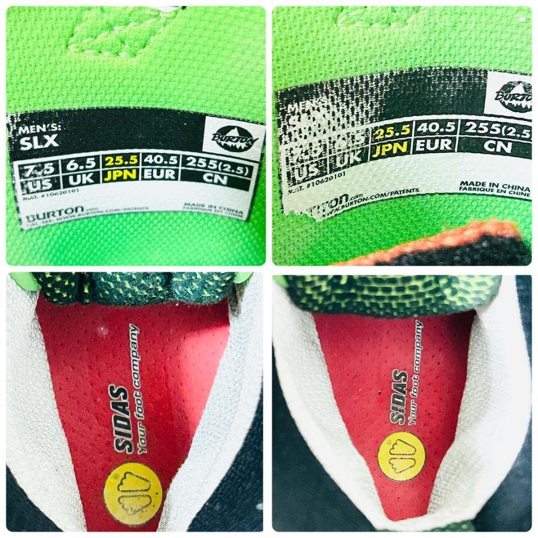 未使用級 BURTON SLX 25.5cm 未使用級 シダスインソール付