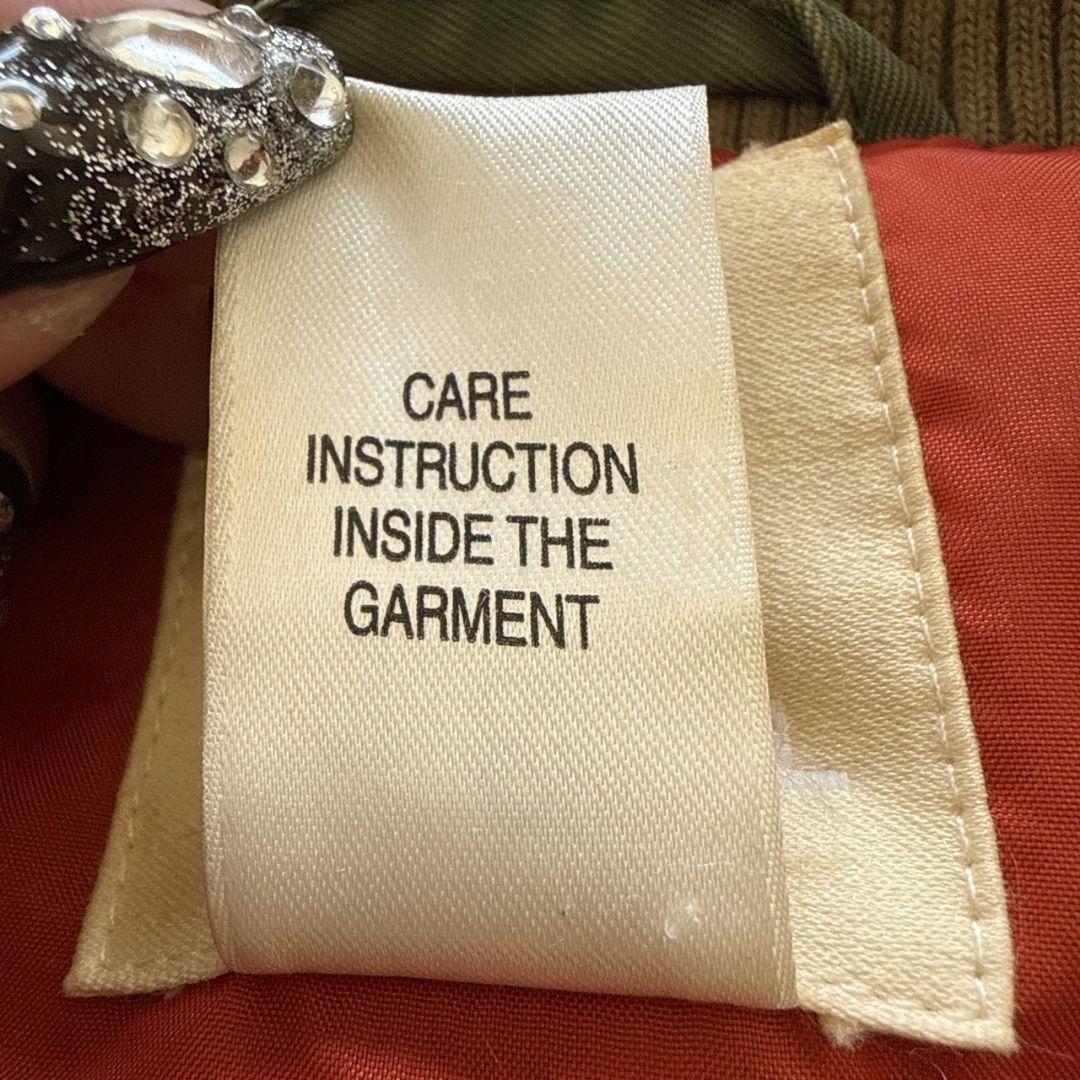 DIESEL 総刺繍 MA-1 ミリタリージャケット フライトジャケット