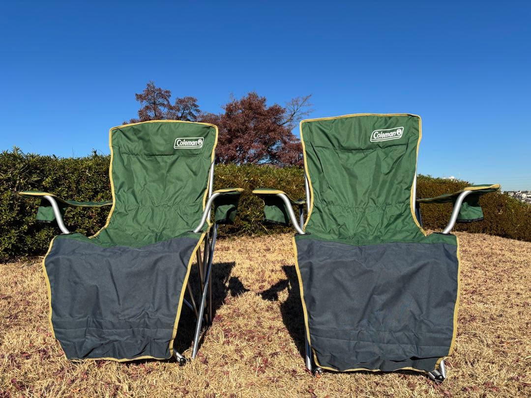 Coleman コールマン　イージーリフトチェアST(グリーン)2脚セット