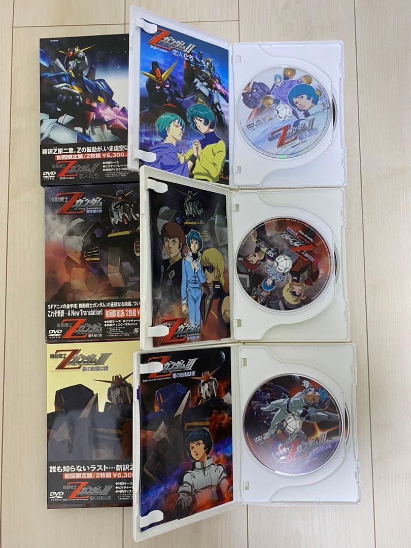 機動戦士Zガンダム DVD-BOX 1•2•3+劇場版DVD3枚