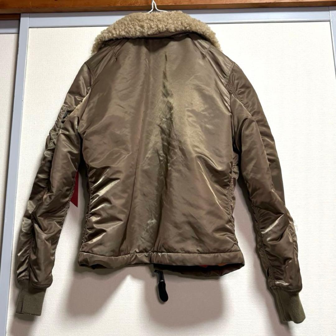 【美品】ALPHA★B-15 モッド　ボンバージャケット　ロングスリーブ　短丈