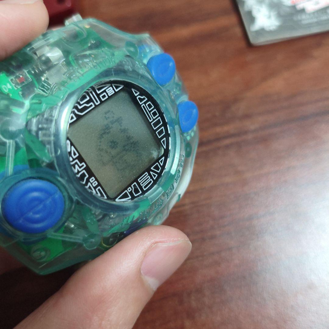 デジヴァイス 2 クリアグリーン 動作品 デジモンペンデュラム おまけ2個付き