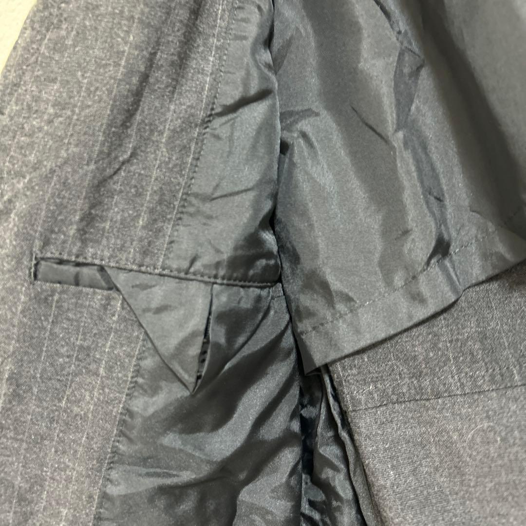 名作コムデギャルソン オーバーダイグレー パッチワーク チェスターコート