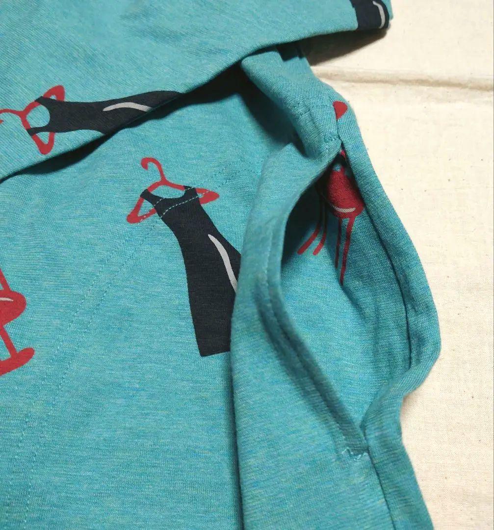 新品タグ付き マタノアツコ パジャマ ルームウェア ドレス ブルー L