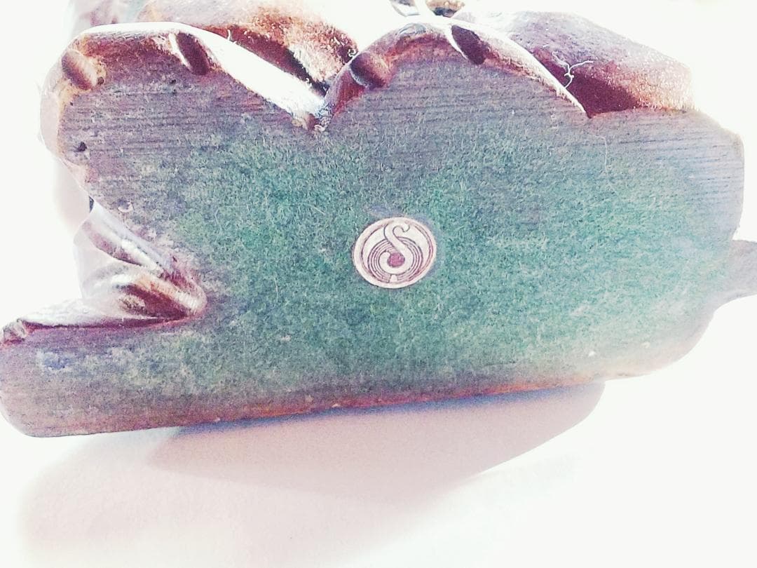 アンティーク目玉時計 シュナウザー犬