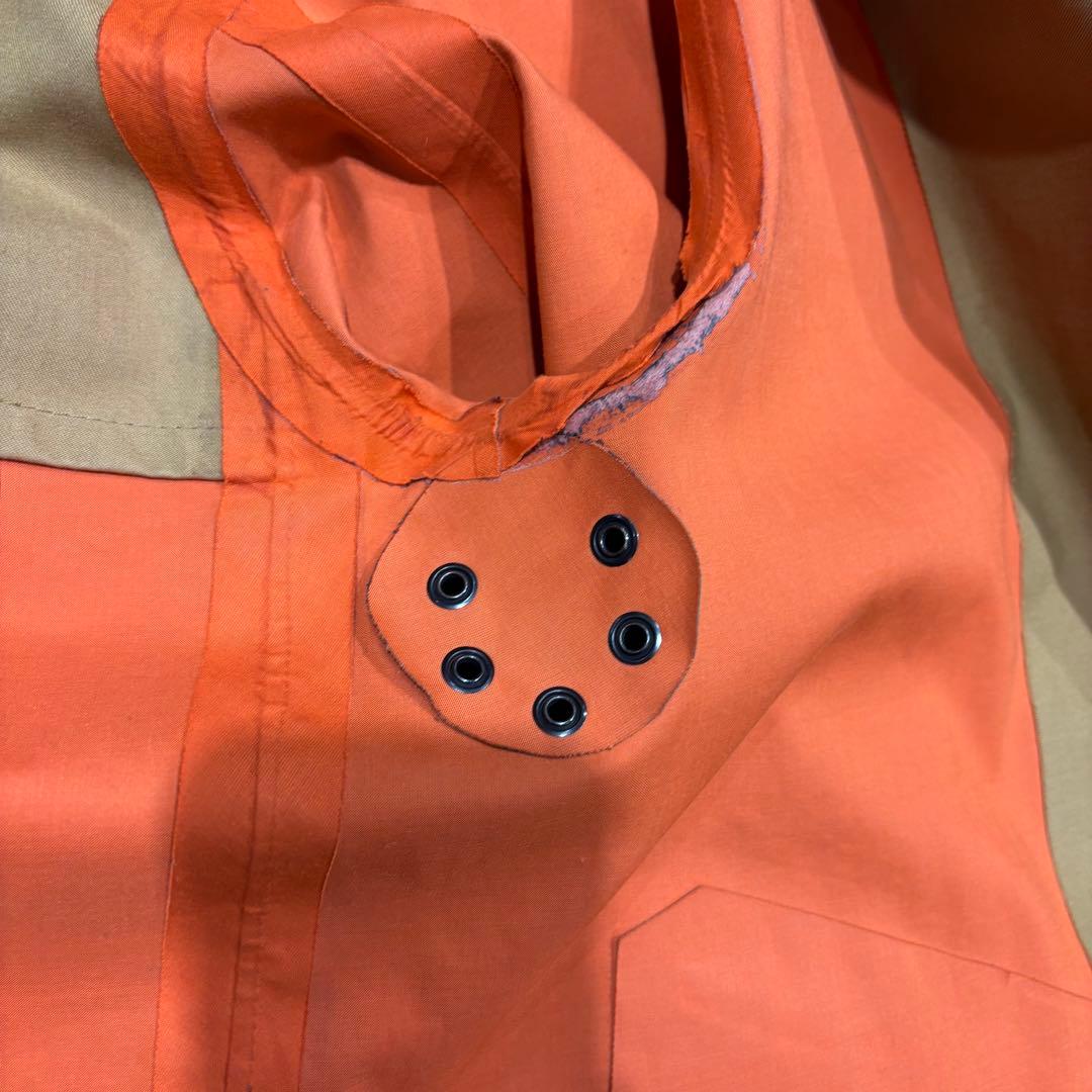 MACKINTOSH/ゴム引きステンカラーコート　38 ベージュ　フード付