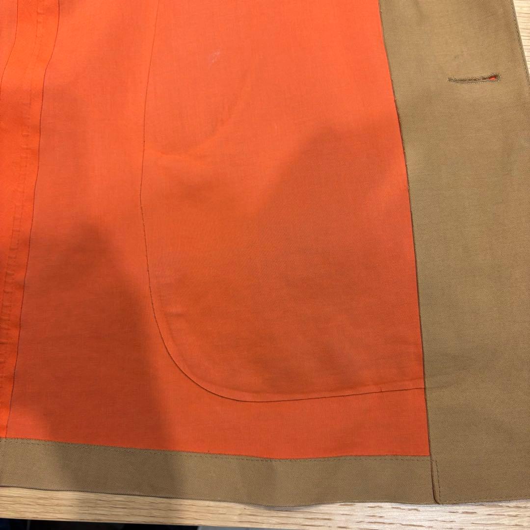 MACKINTOSH/ゴム引きステンカラーコート　38 ベージュ　フード付