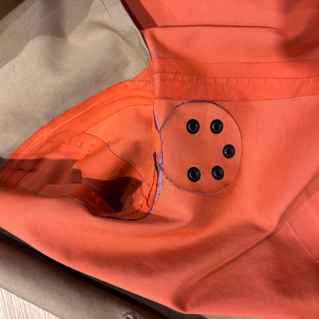 MACKINTOSH/ゴム引きステンカラーコート　38 ベージュ　フード付