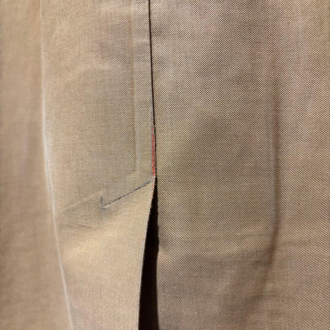 MACKINTOSH/ゴム引きステンカラーコート　38 ベージュ　フード付