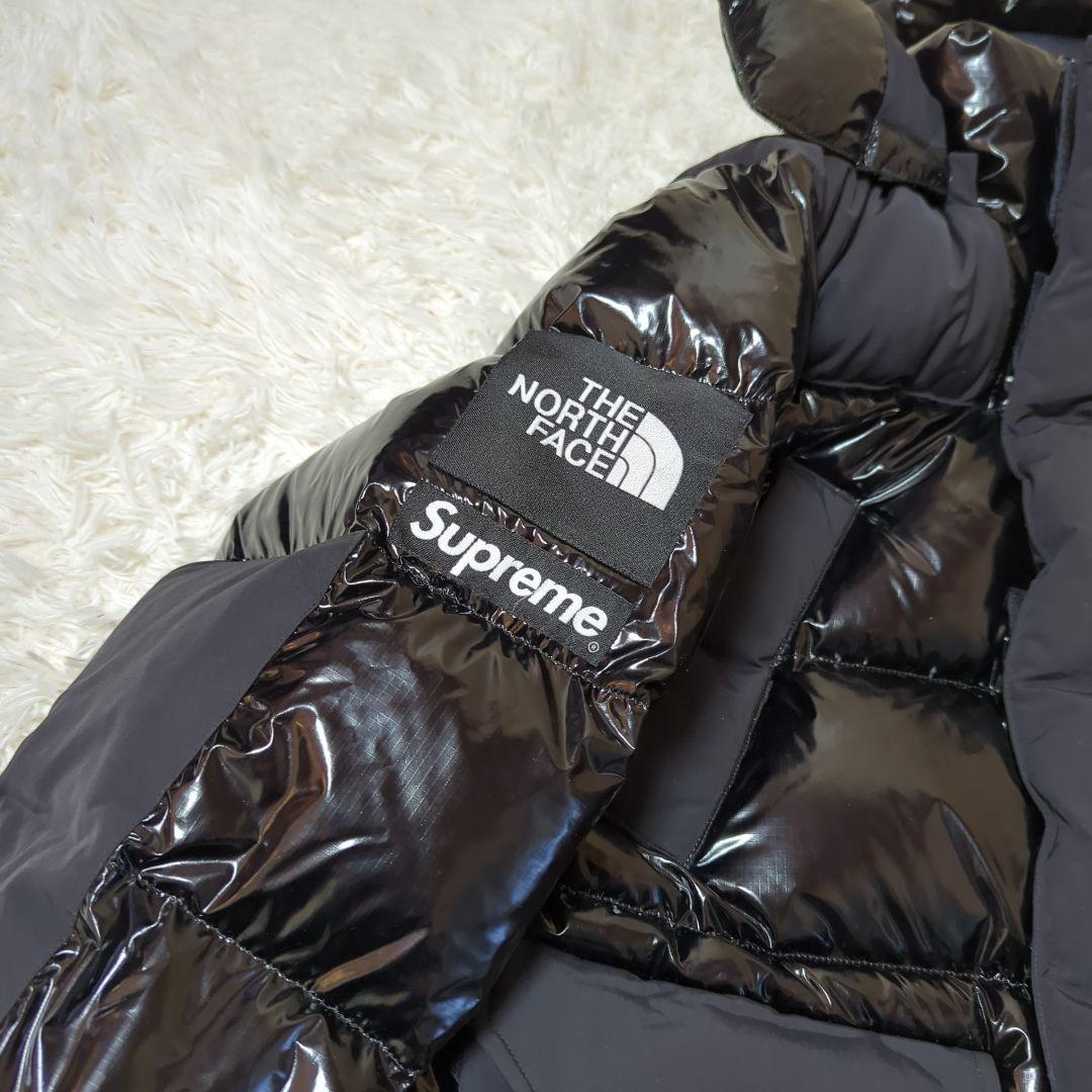 ✩未使用✩ノースフェイス×シュプリーム ダウンジャケット　 フード付　 S