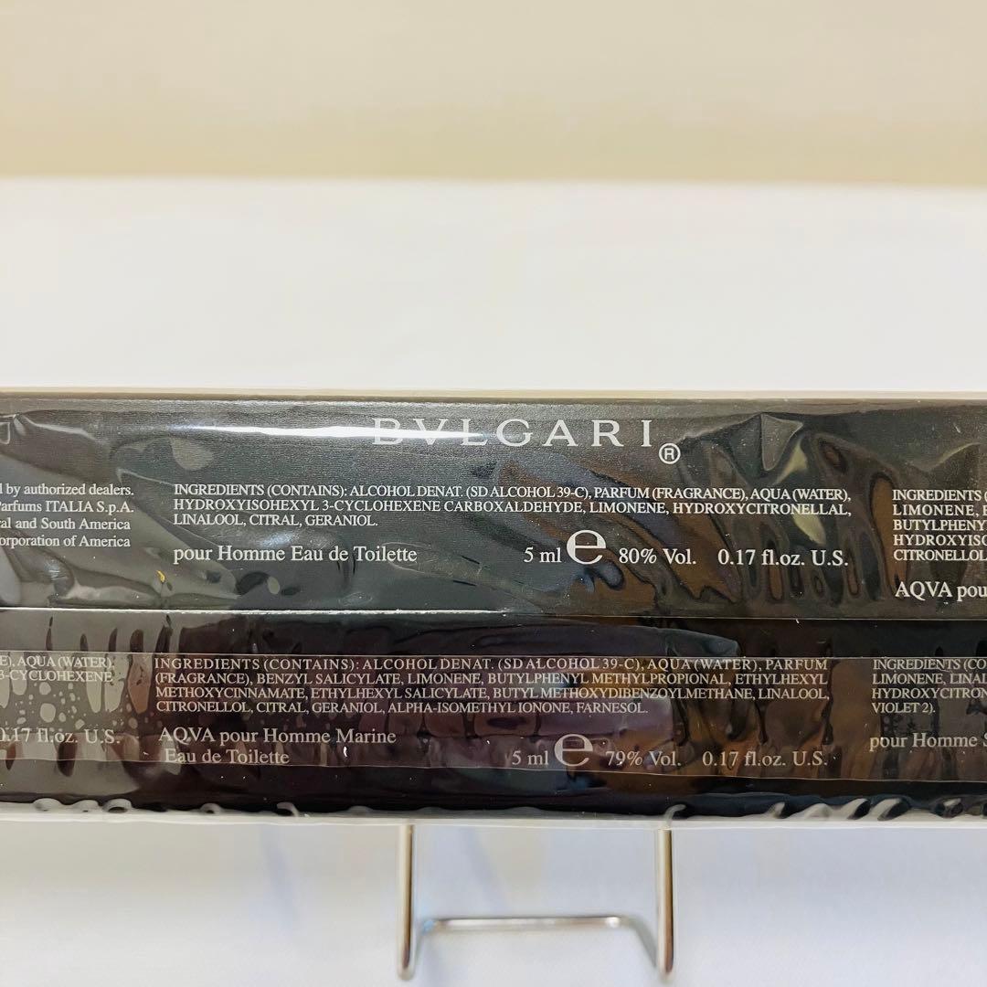 新品　BVLGARI ブルガリ トラベルコレクション ミニ香水 5本セット