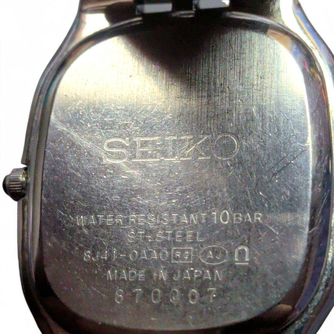 美品】稼働品 セイコー ドルチェ 高精度クォーツ コンビメタル オーバル
