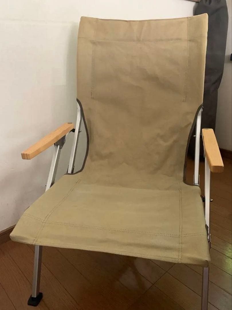 スノーピーク　ローチェア　カーキ　①