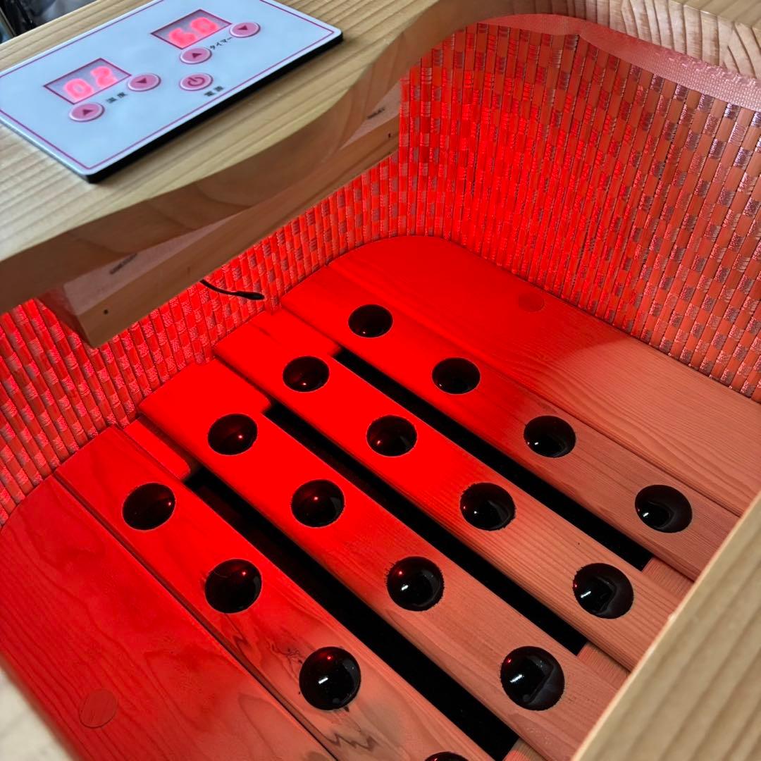 【送料込】遠赤外線脚温器 水不要　ぽかぽか足Hot 説明書付き