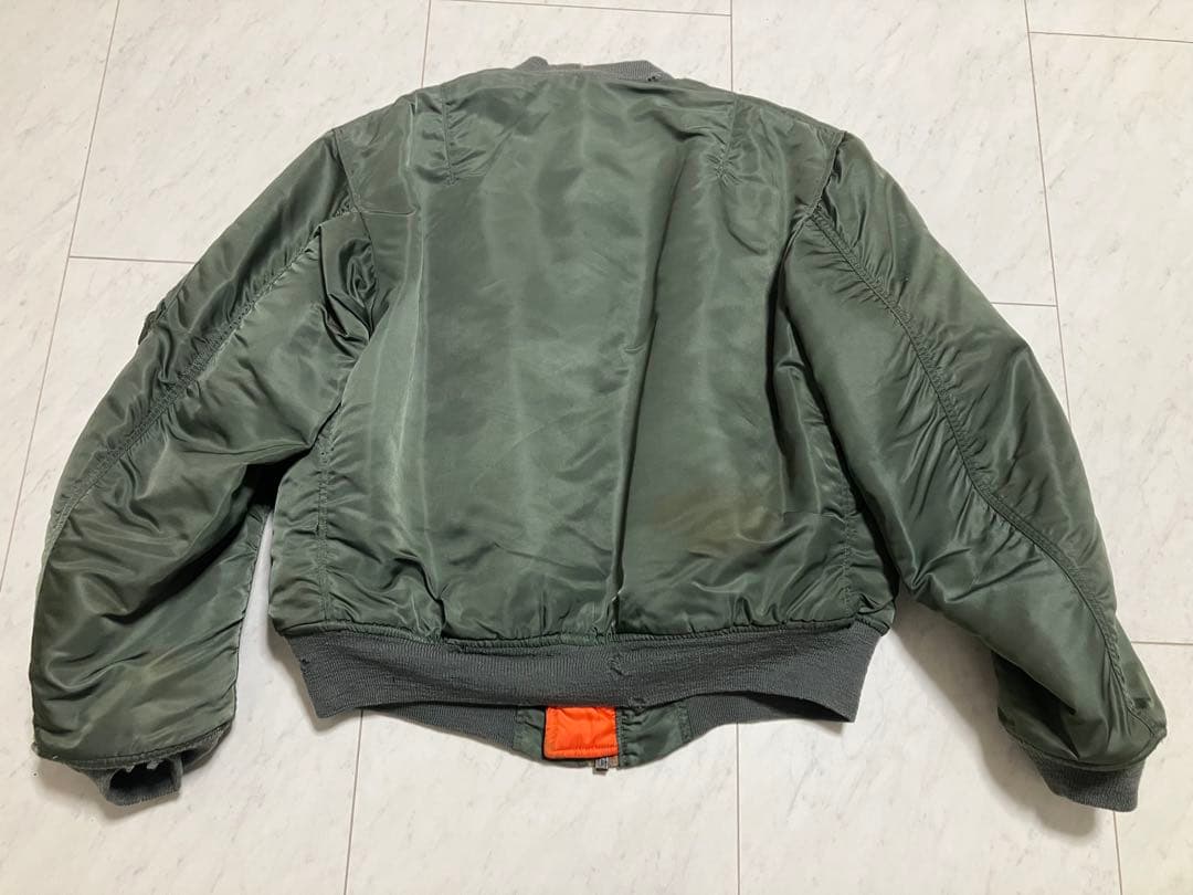 70s MA-1 フライトジャケット 実物 アルファ社製 M USA製