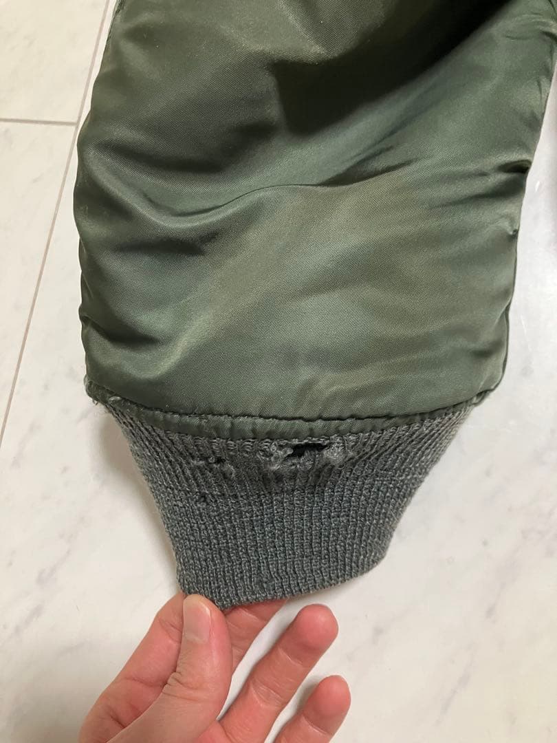 70s MA-1 フライトジャケット 実物 アルファ社製 M USA製