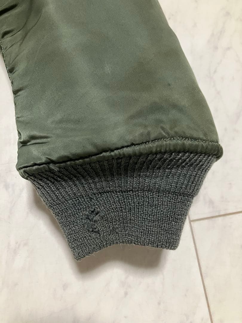 70s MA-1 フライトジャケット 実物 アルファ社製 M USA製