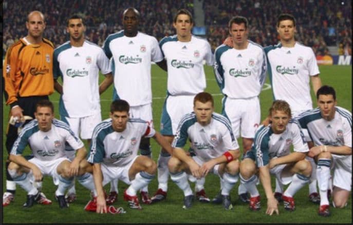 ☆シャビアロンソ＃14☆リバプール2007-2008アウェイXLサイズ - メルカリ