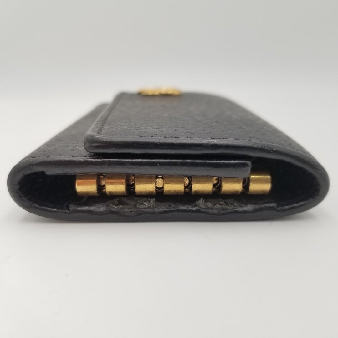 美品 GUCCI グッチ キーケース マーモント GGロゴ 6連 レザー