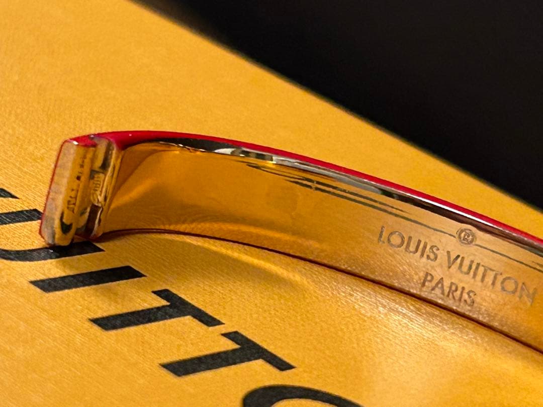 LOUIS VUITTON カフ ナノグラム バングル/ブレスレット