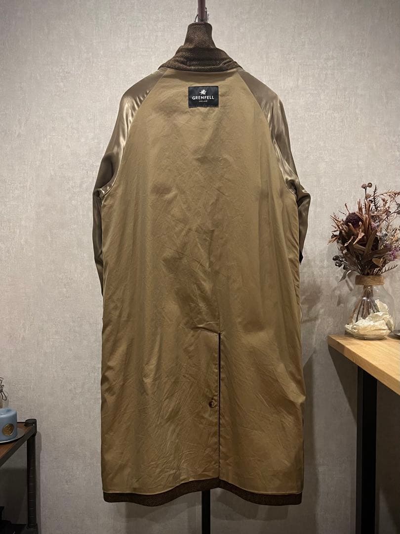 極美品 Beams F別注 Grenfell グレンフェル キャンベル コート