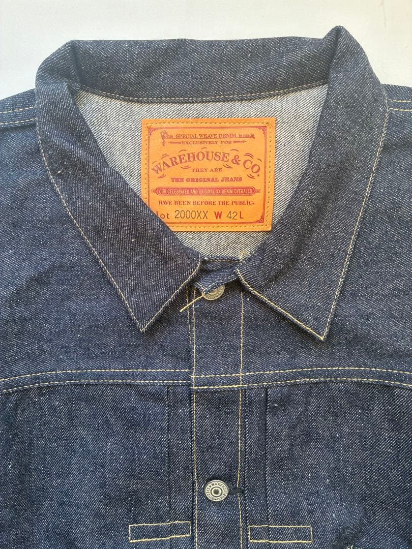 ウェアハウス2000XX 1946 size42 デニムジャケット 未洗い