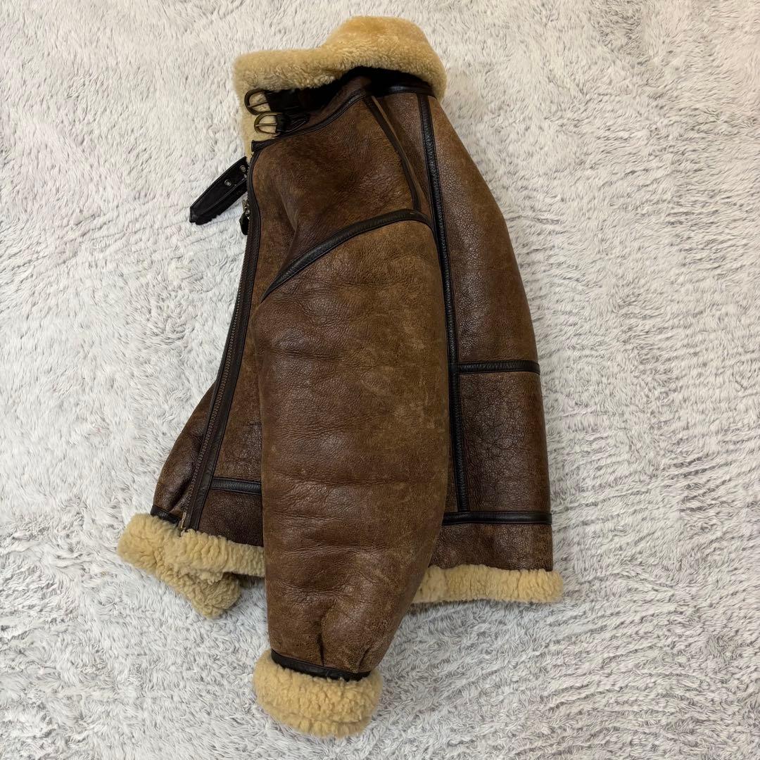 POTTAR ポッター　B-3 フライトジャケット　ムートン　短丈　肉厚　極暖