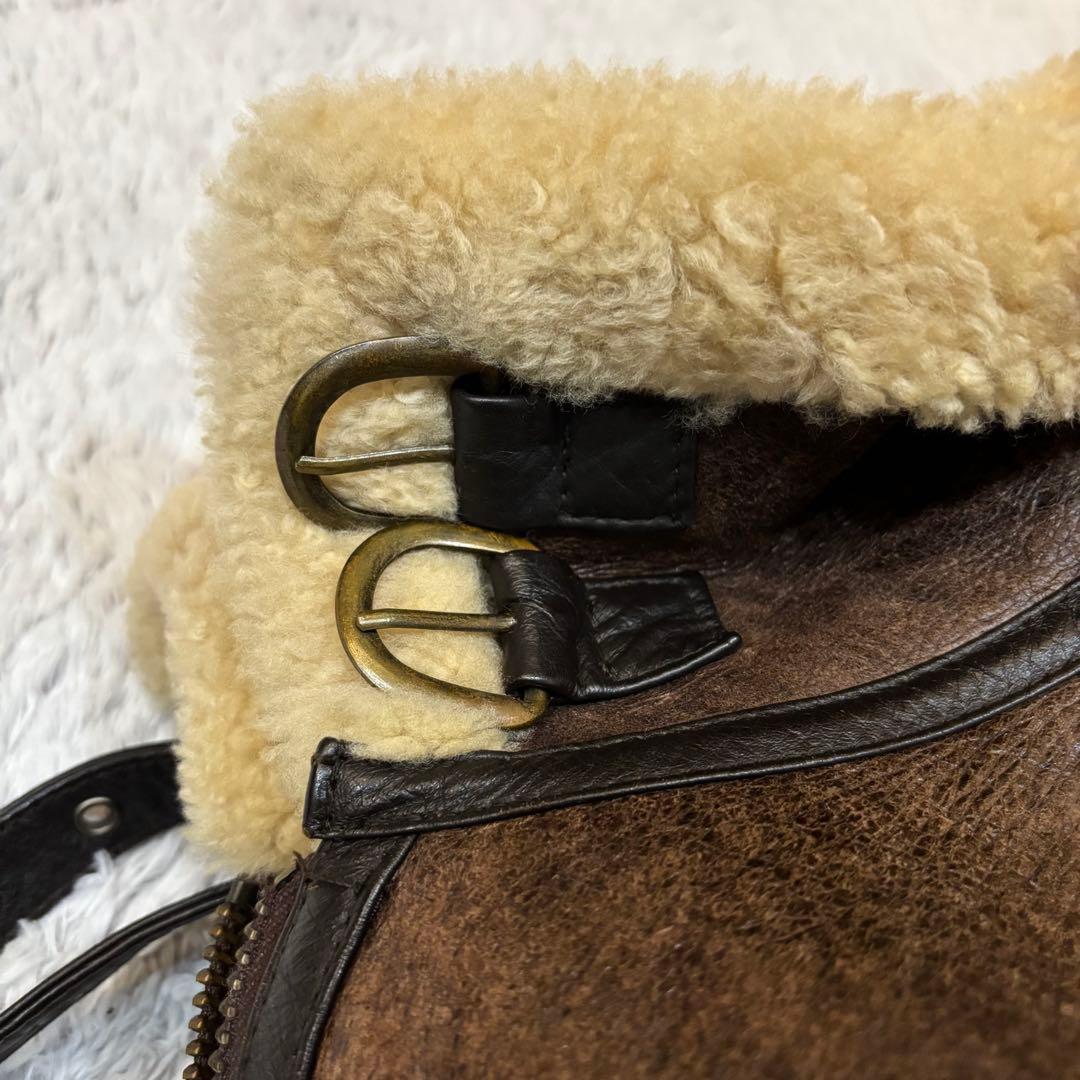 POTTAR ポッター　B-3 フライトジャケット　ムートン　短丈　肉厚　極暖