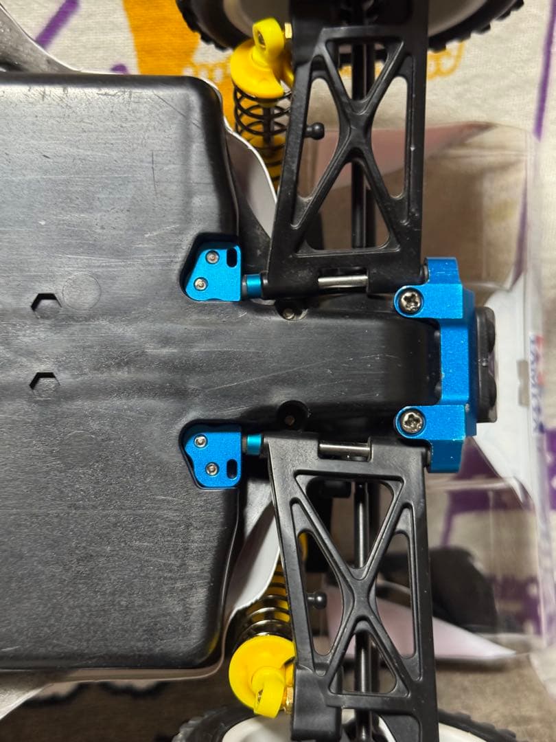 タミヤDB01ドゥルガオリジナル モーター・サーボ・ESC他オプション多数付属！