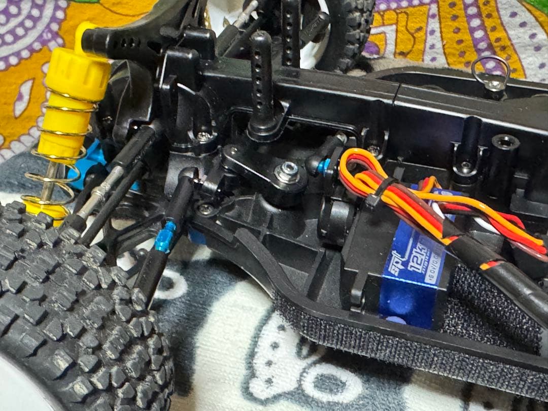 タミヤDB01ドゥルガオリジナル モーター・サーボ・ESC他オプション多数付属！