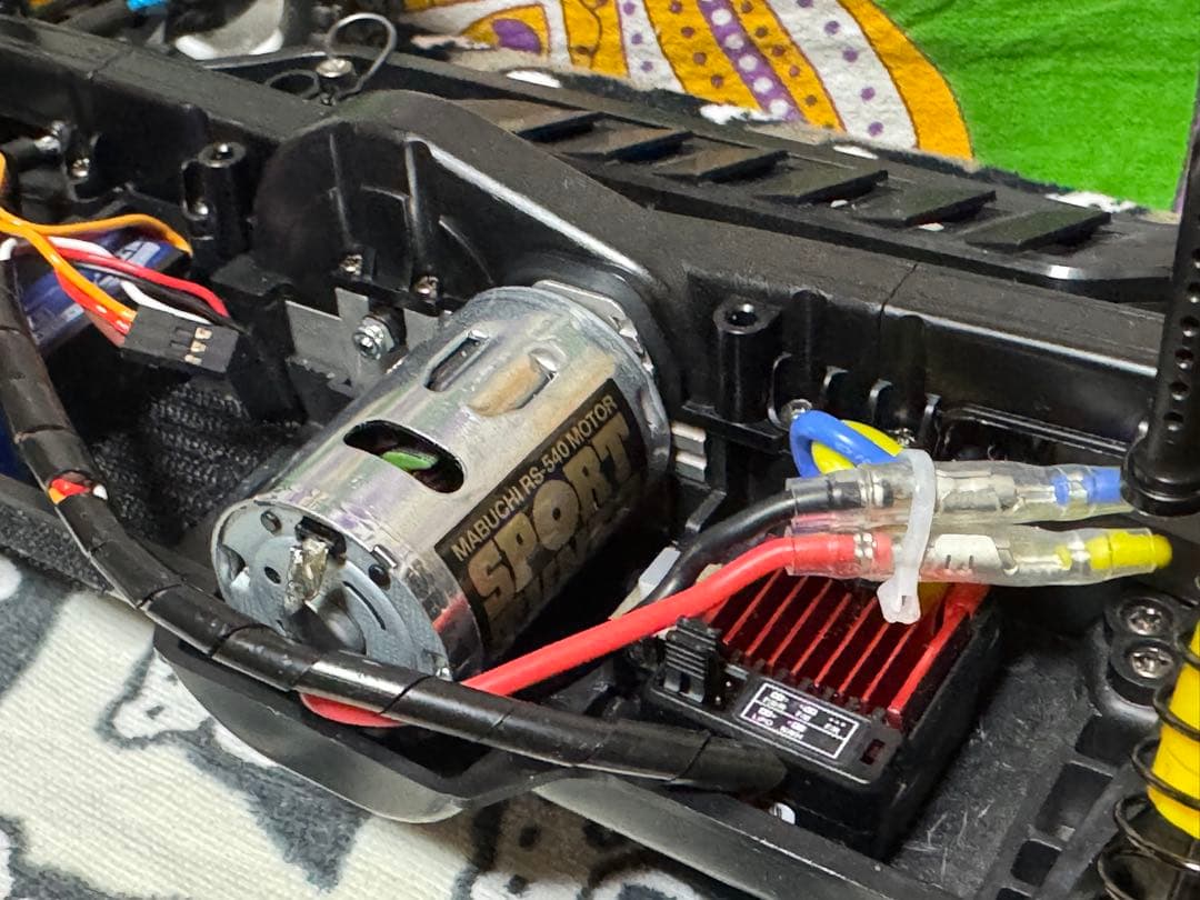 タミヤDB01ドゥルガオリジナル モーター・サーボ・ESC他オプション多数付属！