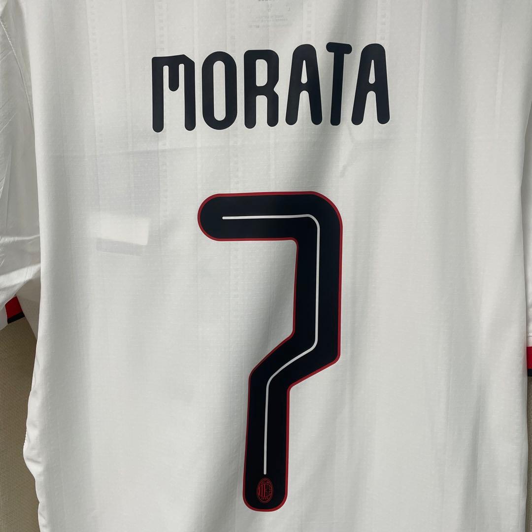 正規品 チャンピオンズリーグフルパッチ仕様 ACミラン モラタ 7番 シャツ