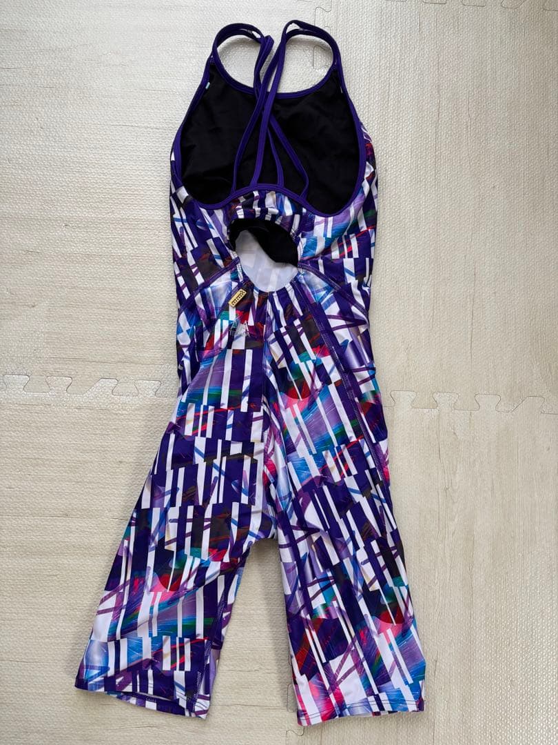 【新品未使用】ミズノ AYA TERAKAWA 競技用水着 紫色