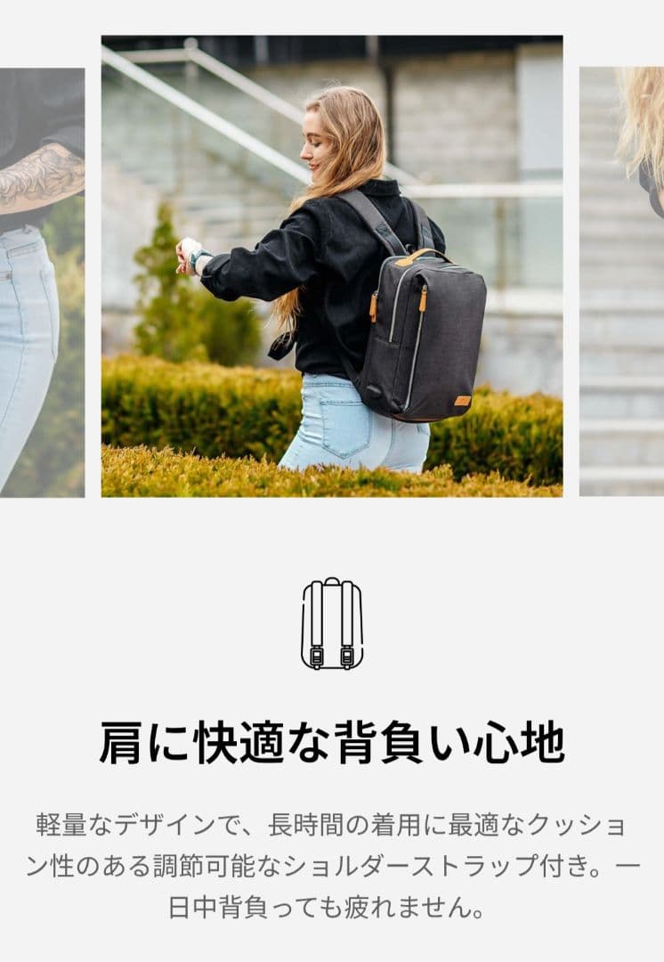 Nordace Siena Pro 13 軽量デイリーリュック ND1120