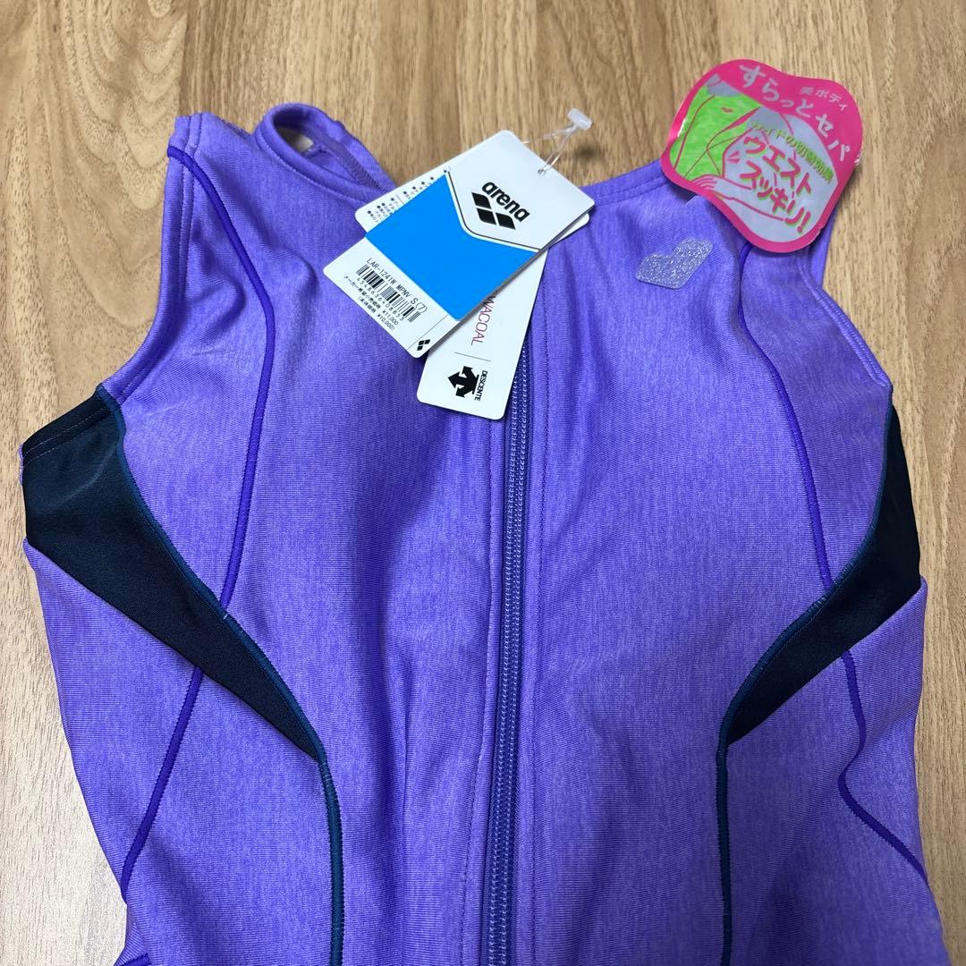 アリーナ フィットネス レディース セパレーツ パープル テラコッタ S 2個